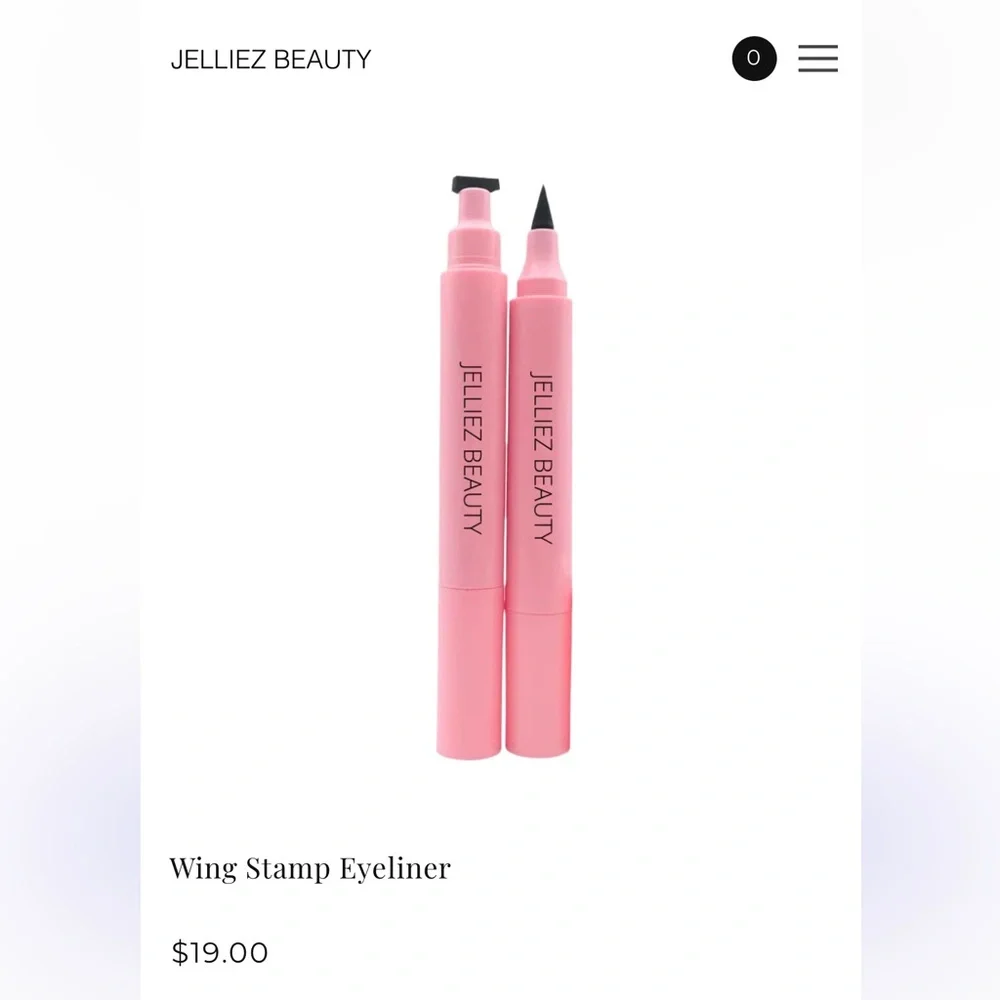 Jelliez Beauty Double-Sided Wing Stamp Eyeliner New
